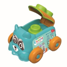 Clementoni - Jucarie educationala Soft Clemmy catel albastru cu cuburi moi Clementoni - 1